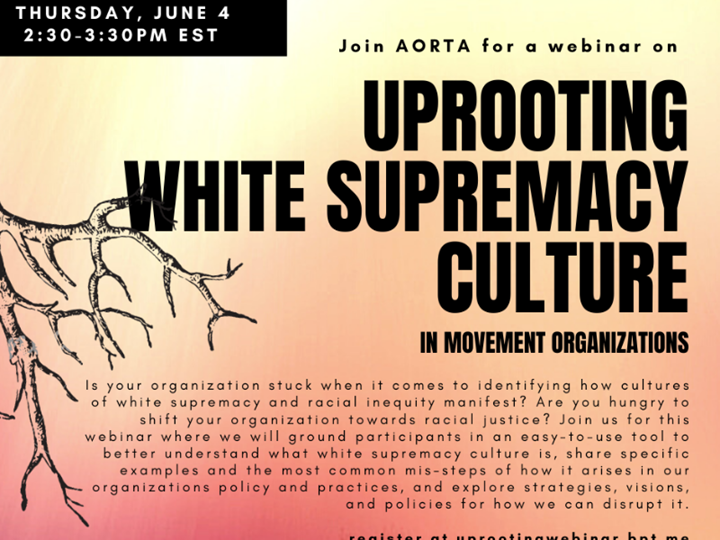 Uprooting White Supremacy Culture in Movement Organizations